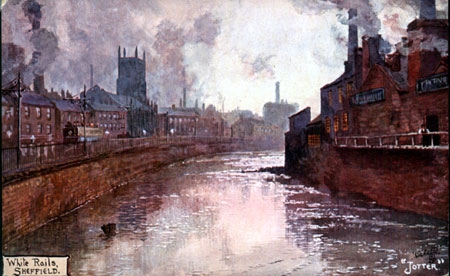 Nursery Street and River Don, Holy Trinity Church, s12211